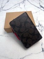 Elegant Signature Medium Zip Wallet
