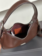 Luxury Signature Monogram Crescent Hobo Shoulder Bag✨