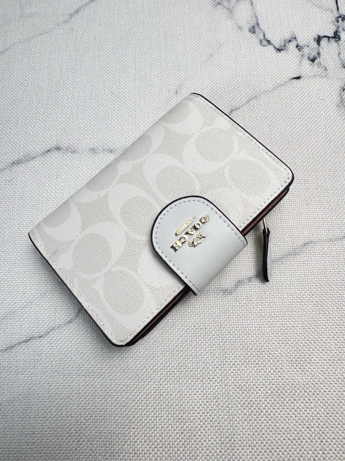 Elegant Signature Medium Zip Wallet