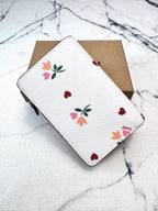 Elegant Signature Medium Zip Wallet