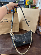 Luxe Quilted Chain Shoulder Bag