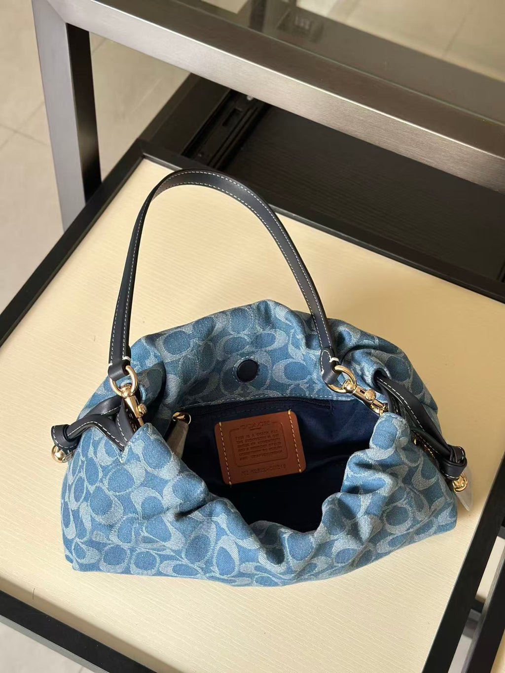 Women's Faye 26 Monogram Signature Canvas Shoulder Bag