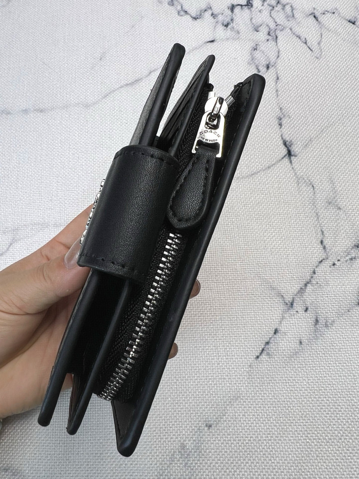 Elegant Signature Medium Zip Wallet