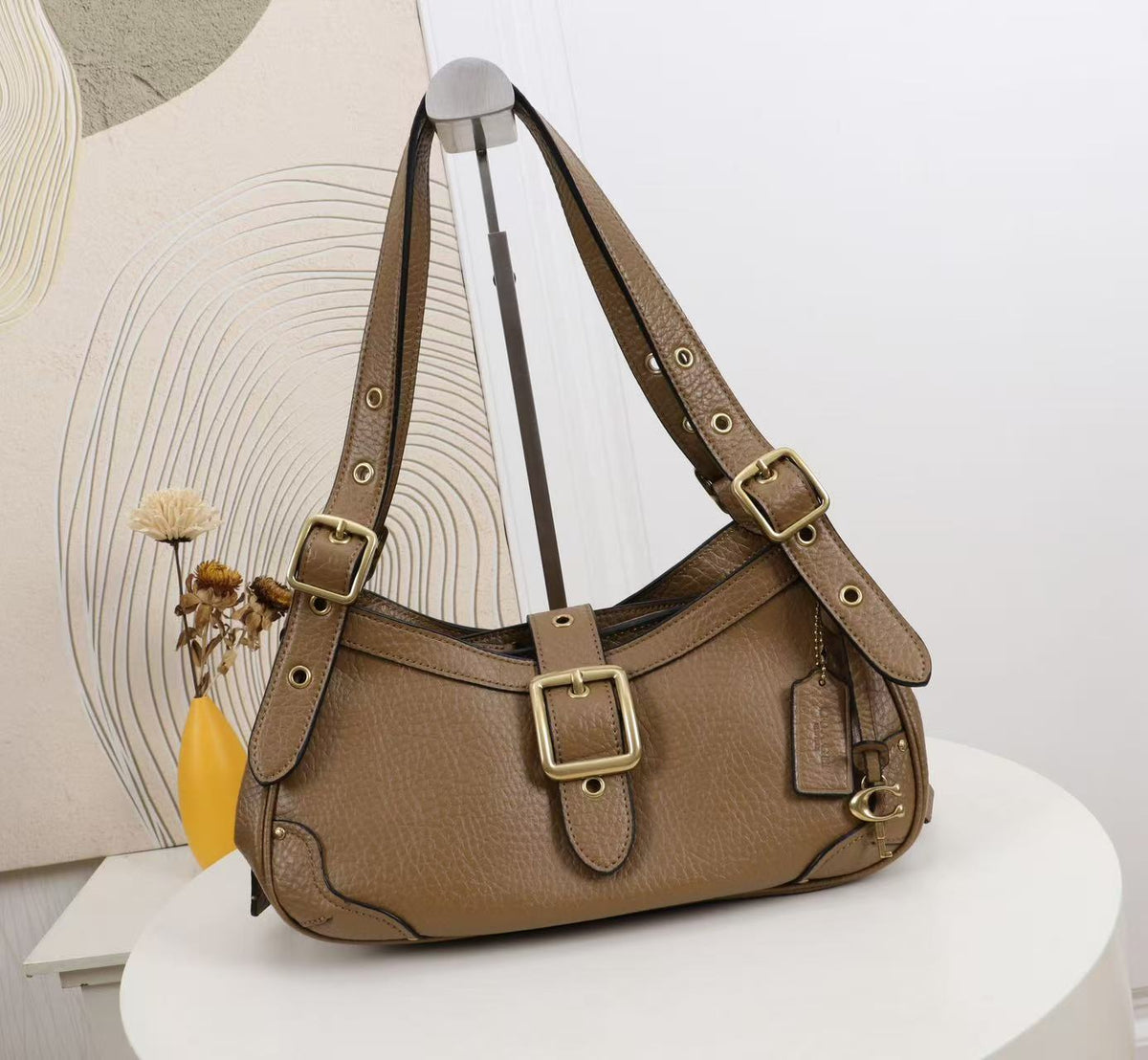 Luxury Structured Shoulder Bag