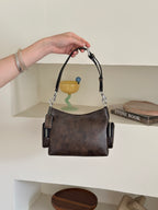 Multi-Pocket Zipper Shoulder & Crossbody Bag