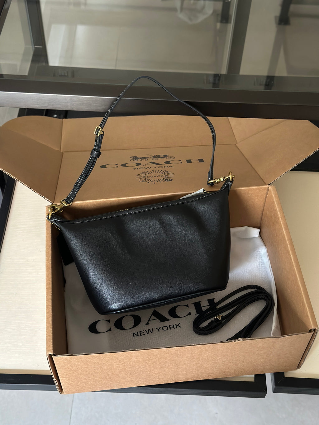 Signature Monogram Demi Shoulder & Crossbody Bag