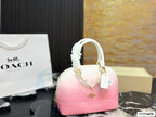 Classic Embossed Dome Satchel Bag