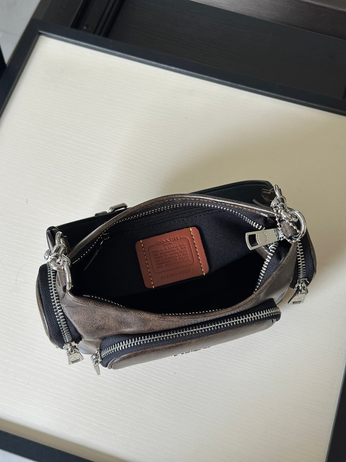 Multi-Pocket Zipper Shoulder & Crossbody Bag