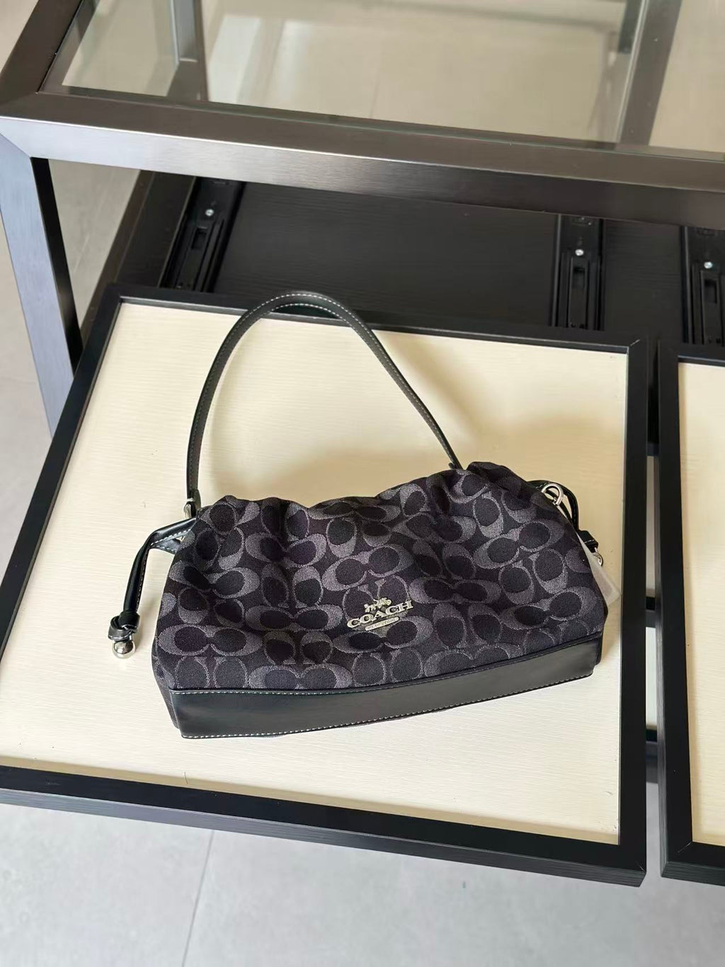 Women's Faye 26 Monogram Signature Canvas Shoulder Bag