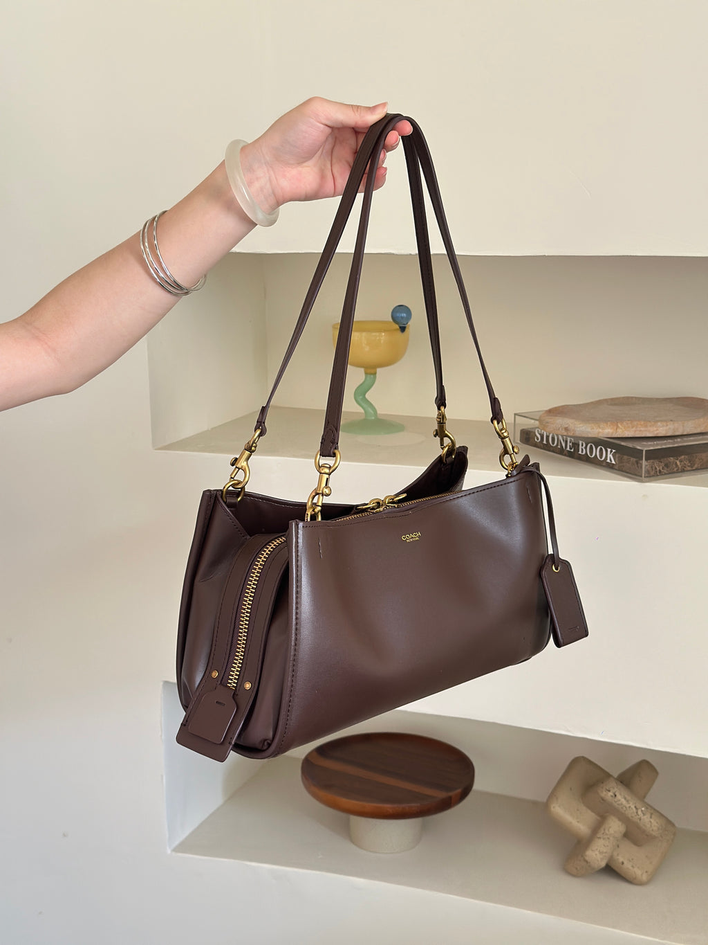 Rogue 34 Leather Shoulder & Baguette Bag | Elegant Crossbody Edition