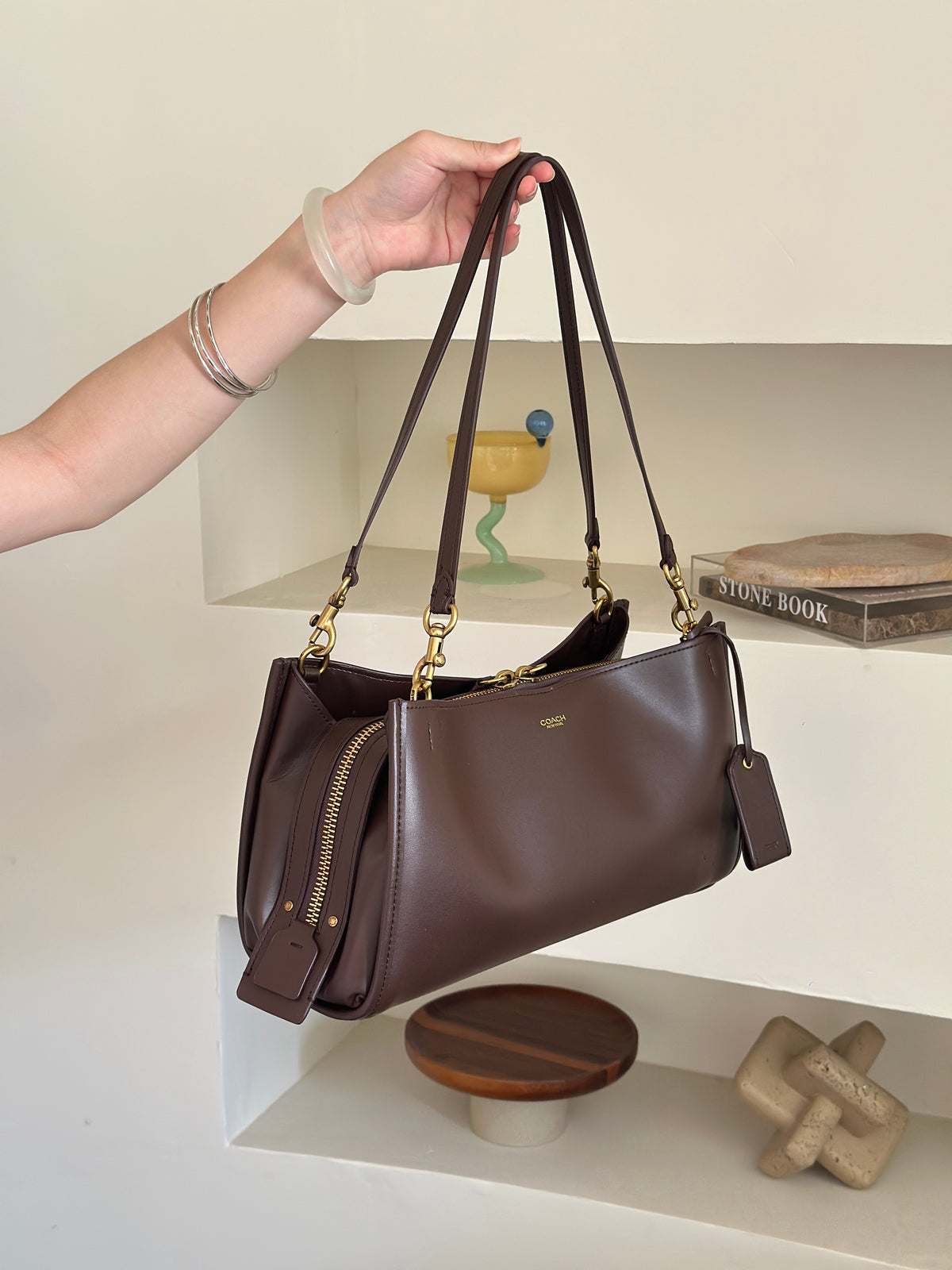 Rogue 34 Leather Shoulder & Baguette Bag | Elegant Crossbody Edition