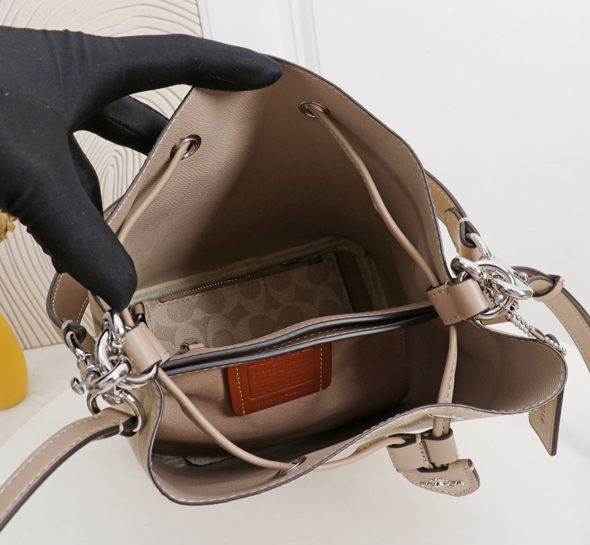 Signature Monogram Drawstring Bucket Bag | Crossbody & Shoulder Edition