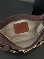 Women's Belted Ergo 26 Signature Canvas Hobo Bag