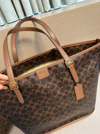 Signature Monogram Luxe Tote Bag