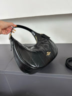 Luxury Signature Monogram Crescent Hobo Shoulder Bag✨