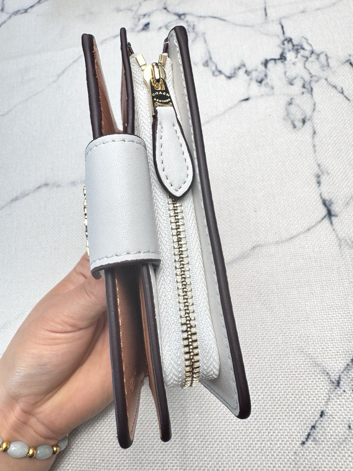 Elegant Signature Medium Zip Wallet