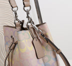 Signature Monogram Drawstring Bucket Bag | Crossbody & Shoulder Edition