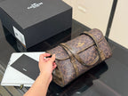 Monogram Canvas Barrel Shoulder Bag