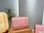 Monogram Canvas Chain Accordion Flap Bag