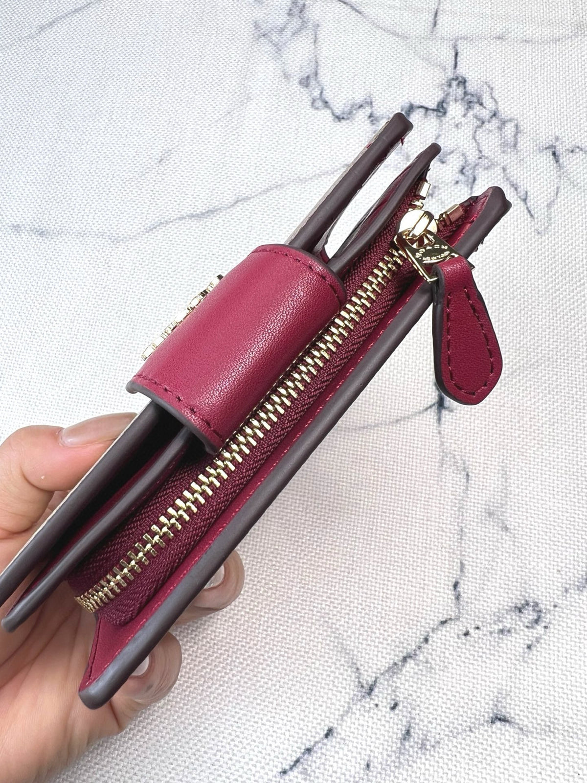 Elegant Signature Medium Zip Wallet