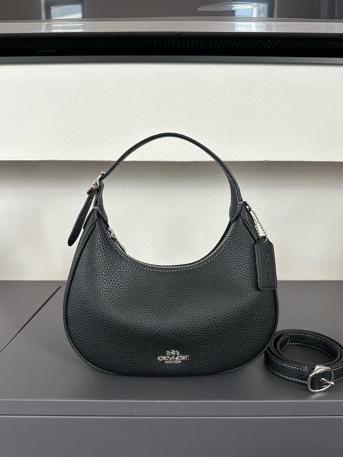 Luxury Signature Monogram Crescent Hobo Shoulder Bag✨