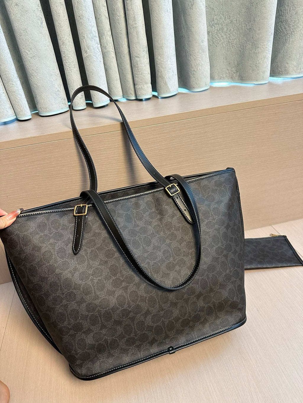 Signature Monogram Luxe Tote Bag