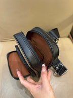 Signature Monogram Leather Sling Crossbody Bag