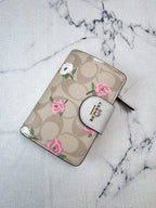 Elegant Signature Medium Zip Wallet