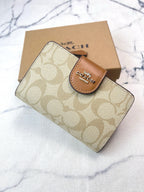 Elegant Signature Medium Zip Wallet