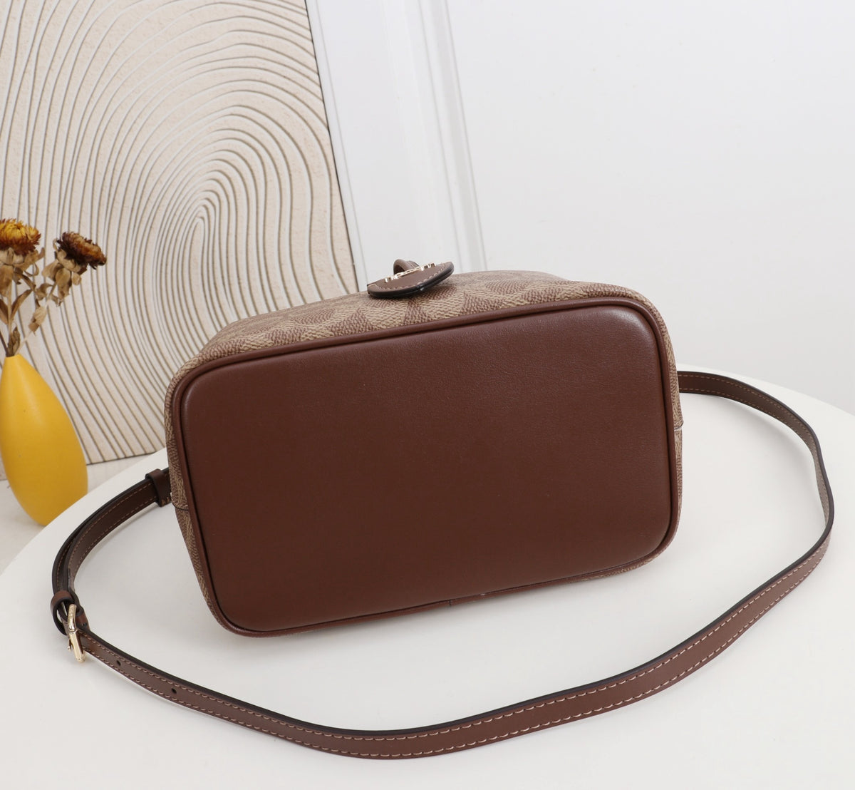 Signature Monogram Drawstring Bucket Bag | Crossbody & Shoulder Edition
