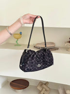 Women's Faye 26 Monogram Signature Canvas Shoulder Bag