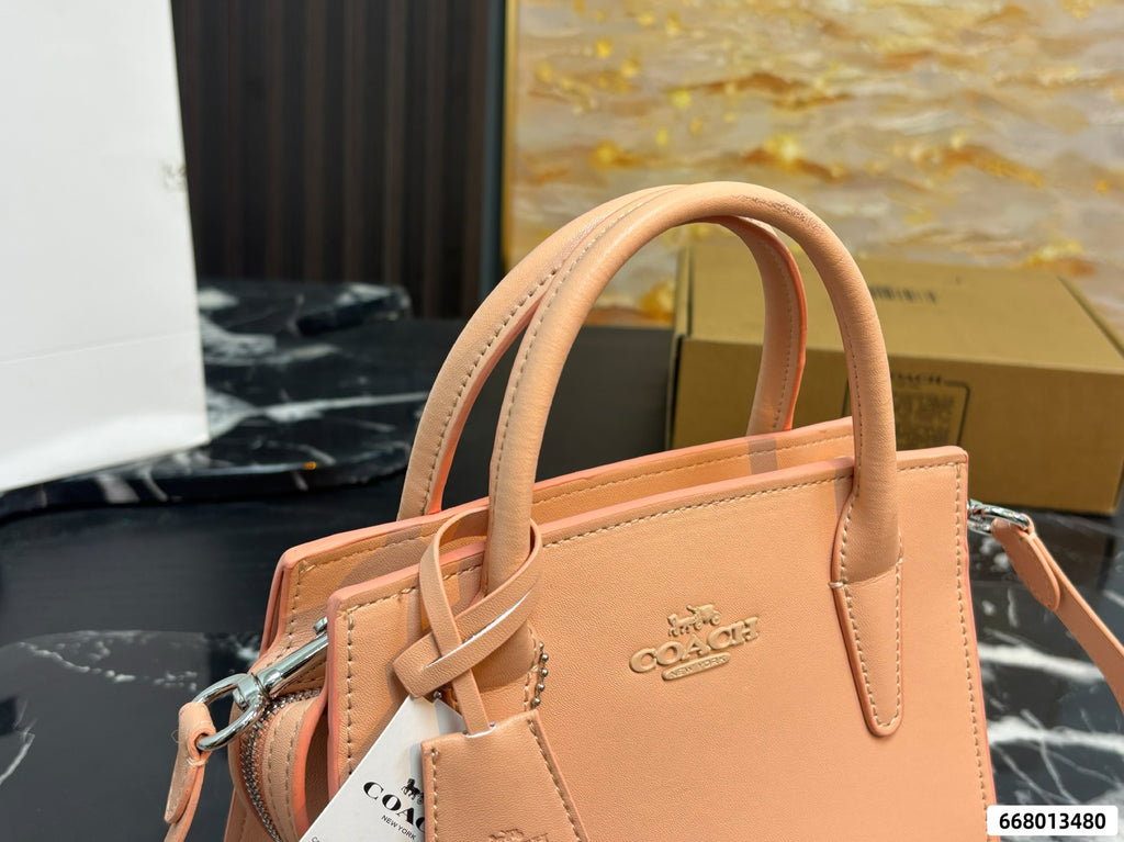 The Structured Leather Mini Tote & Satchel