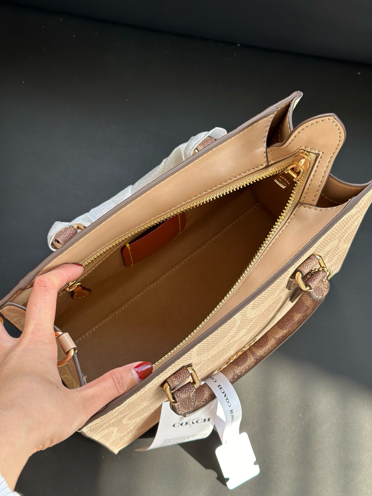 Women's Signature Canvas Maggie Small Tote bag