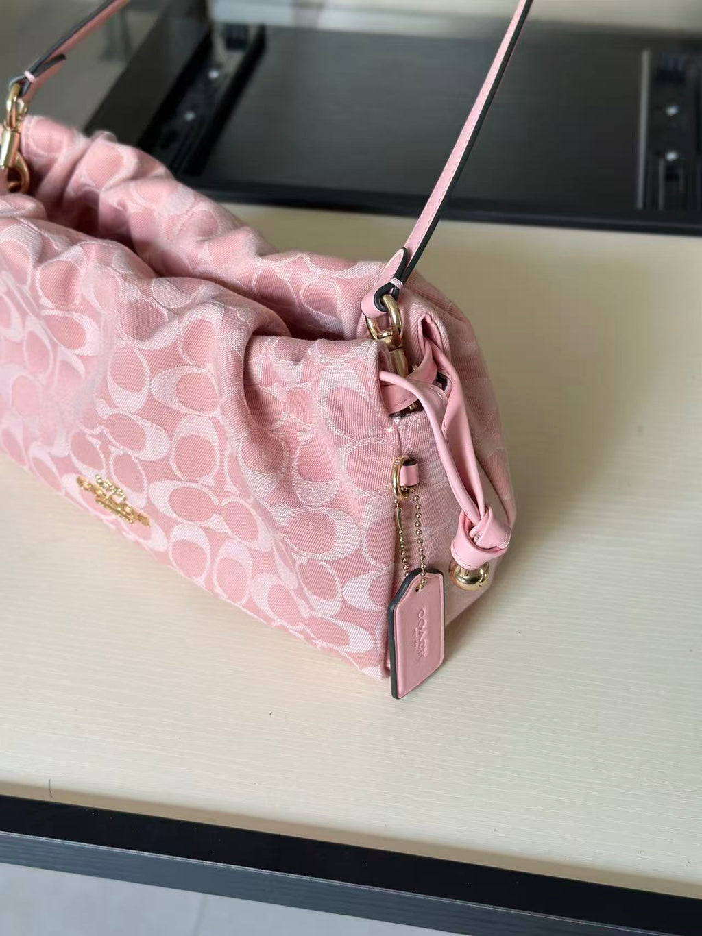 Women's Faye 26 Monogram Signature Canvas Shoulder Bag