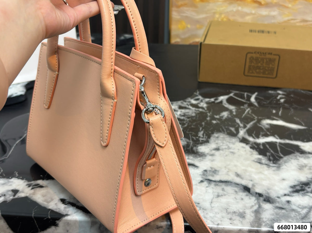 The Structured Leather Mini Tote & Satchel