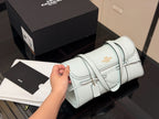 Smooth Leather Barrel Shoulder Bag