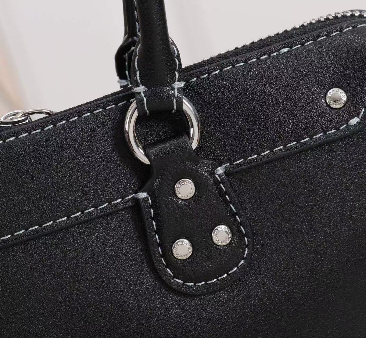 Structured Satchel Handbag with Top Handle and Crossbody Strap