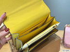 Monogram Canvas Chain Accordion Flap Bag