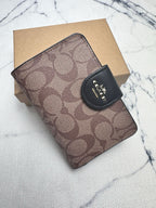 Elegant Signature Medium Zip Wallet