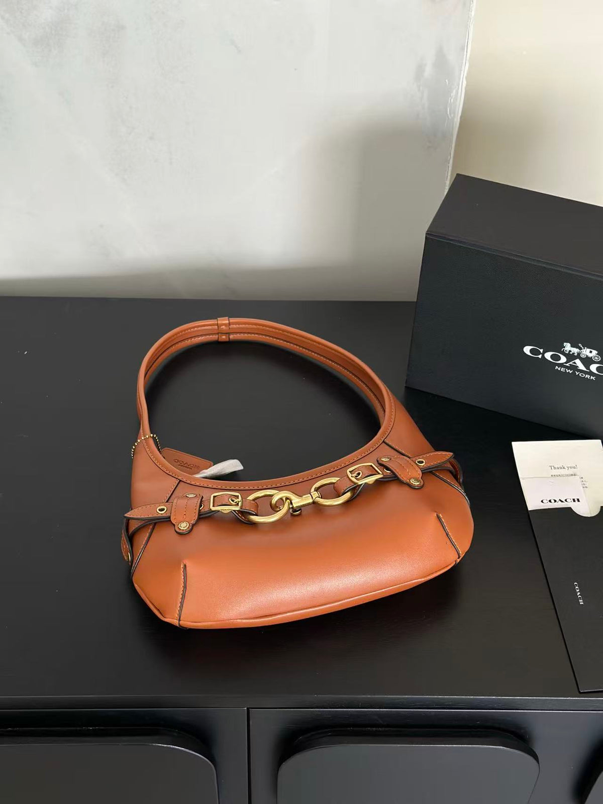Women's Belted Ergo 26 Signature Canvas Hobo Bag