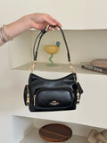 Multi-Pocket Zipper Shoulder & Crossbody Bag