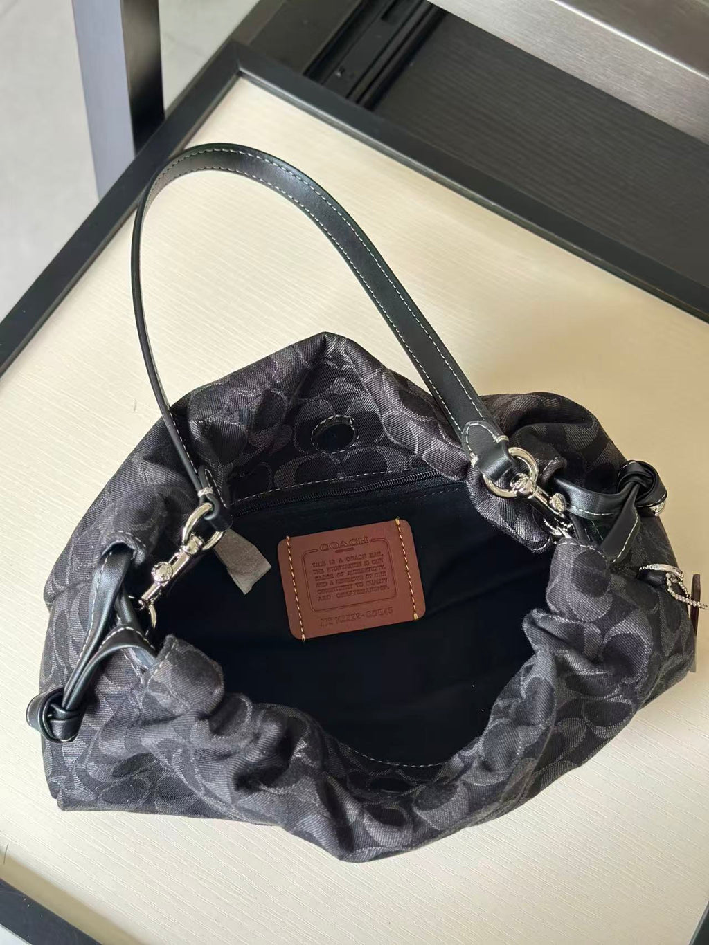 Women's Faye 26 Monogram Signature Canvas Shoulder Bag