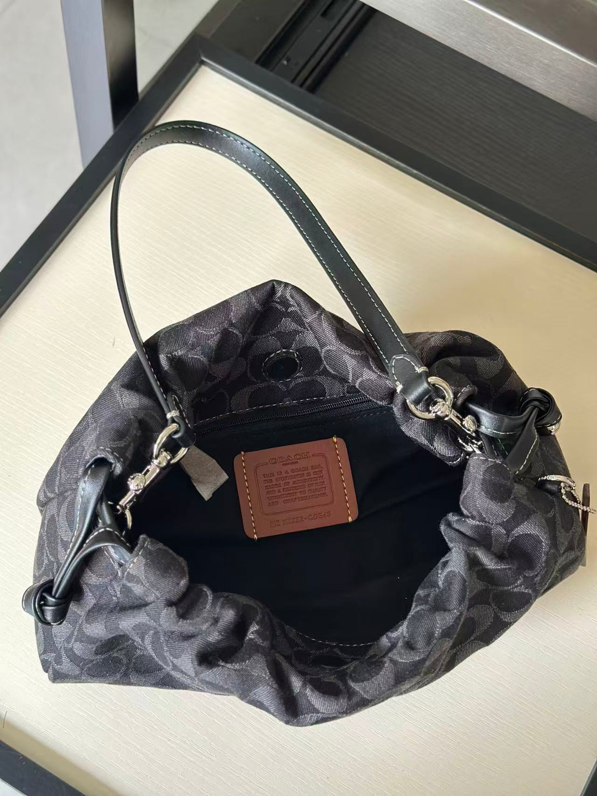 Women's Faye 26 Monogram Signature Canvas Shoulder Bag