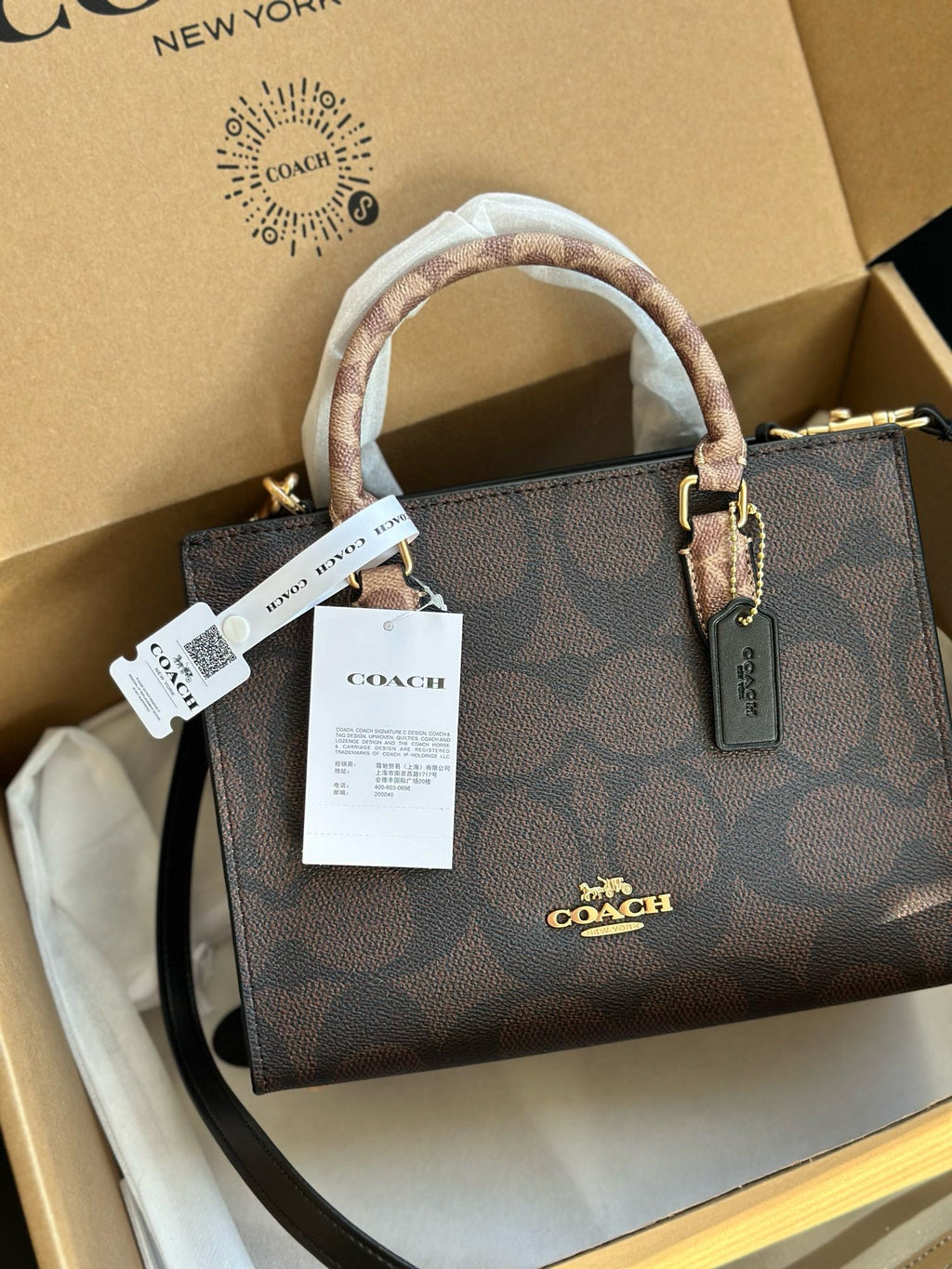 Women's Signature Canvas Maggie Small Tote bag